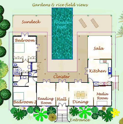 Traditional Thai House Floor Plan Floorplans click